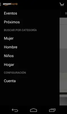 Amazon BuyVIP android App screenshot 3